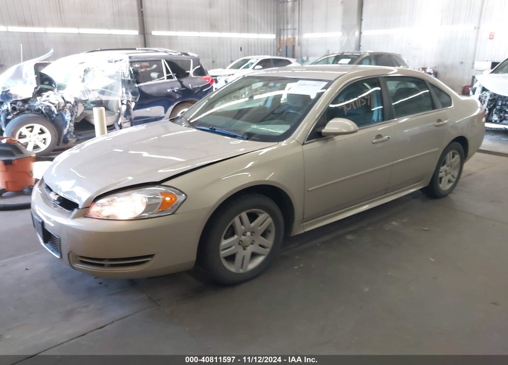 2012 CHEVROLET IMPALA LT VIN: 2G1WG5E38C1216461