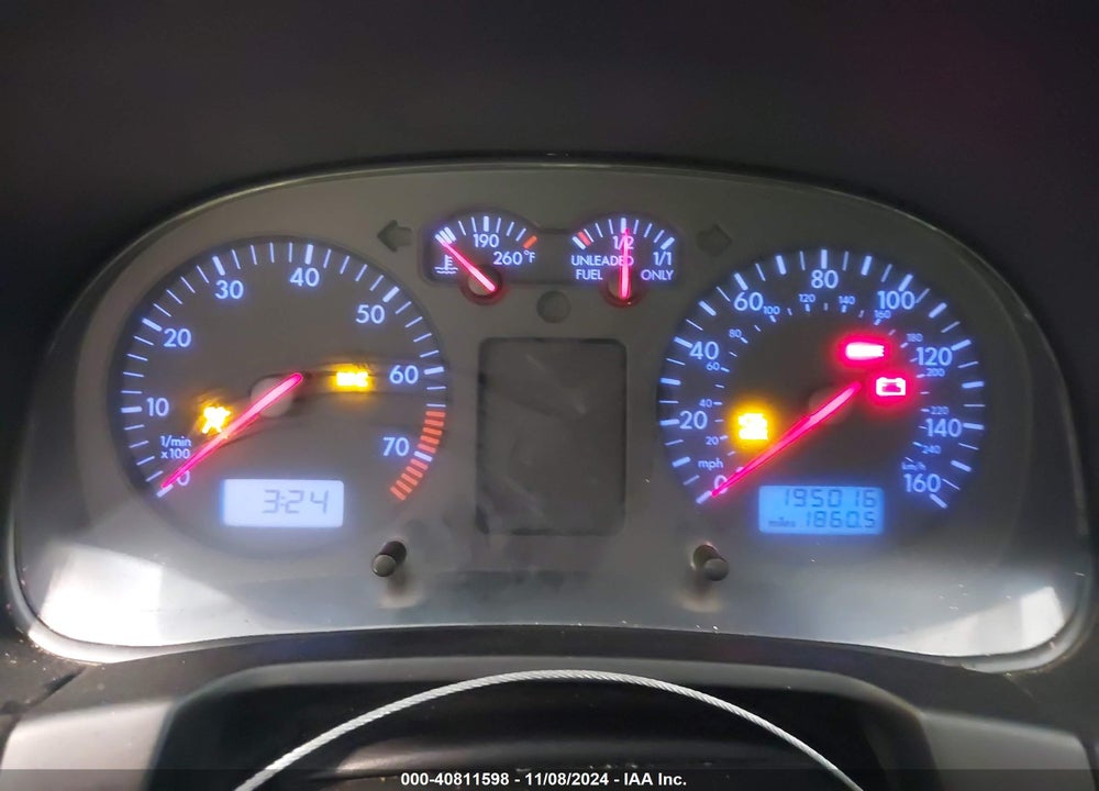 2001 VOLKSWAGEN JETTA GLS VIN: 3VWSB69M11M212154