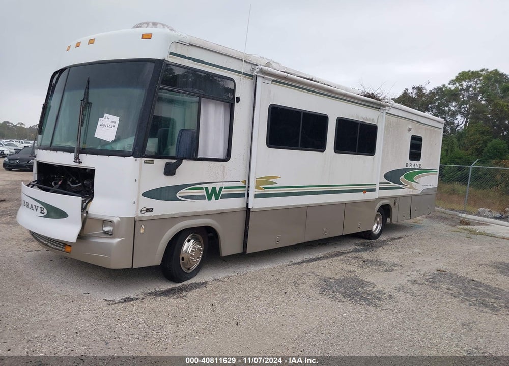2002 WORKHORSE CUSTOM CHASSIS WINNEBAGO BRAVE MOTORHOME VIN: 5B4LP57G023342130