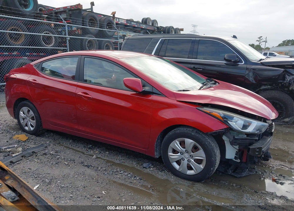 2016 HYUNDAI ELANTRA SE VIN: KMHDH4AE0GU651963