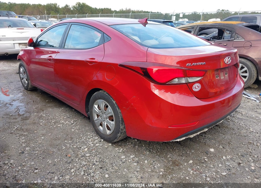 2016 HYUNDAI ELANTRA SE VIN: KMHDH4AE0GU651963