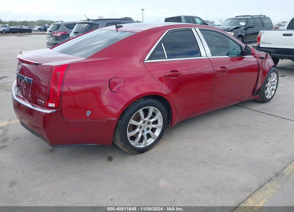 2008 CADILLAC CTS STANDARD VIN: 1G6DM577380127958