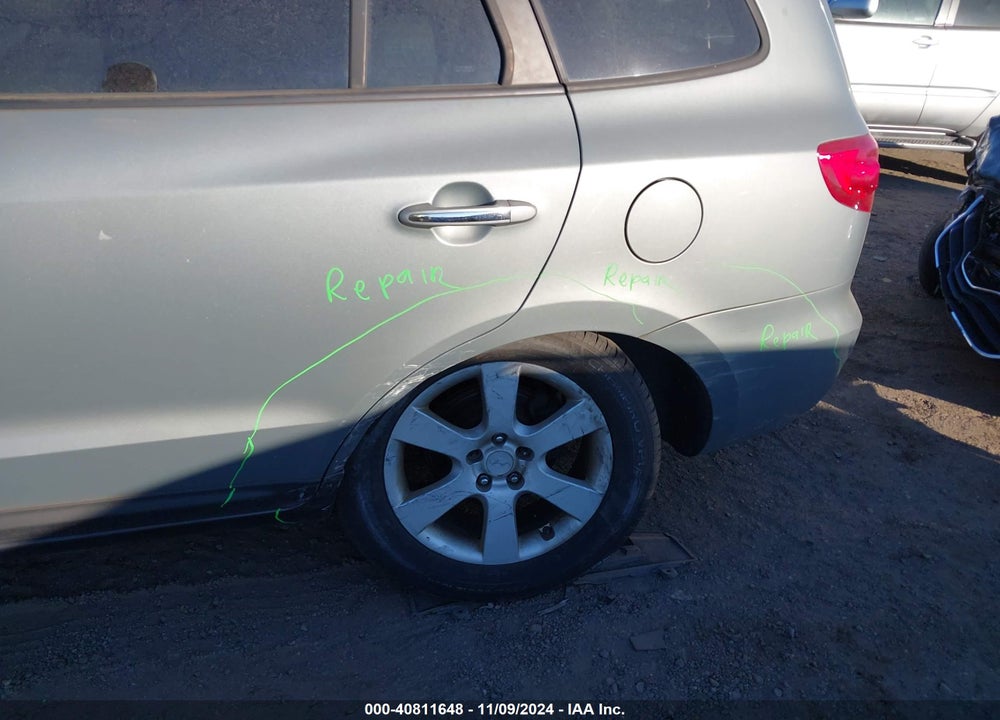 2007 HYUNDAI SANTA FE LIMITED/SE VIN: 5NMSH73E67H114855