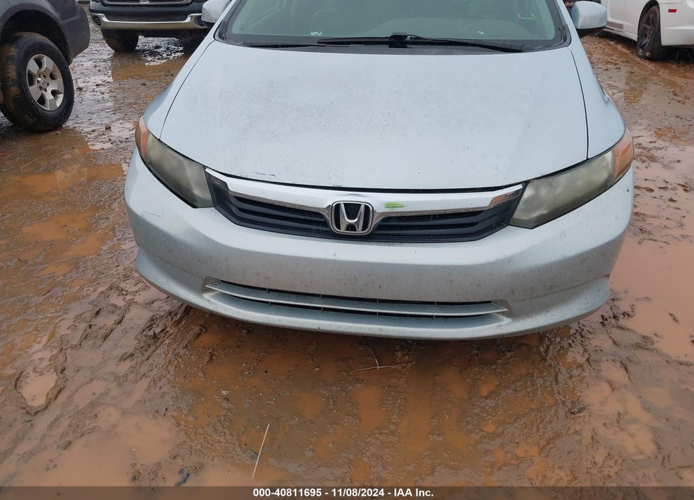 2012 HONDA CIVIC LX VIN: 19XFB2F59CE050927