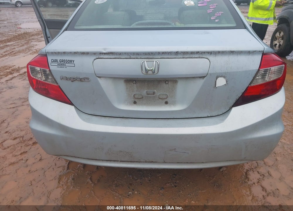 2012 HONDA CIVIC LX VIN: 19XFB2F59CE050927