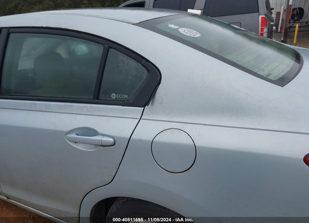 2012 HONDA CIVIC LX VIN: 19XFB2F59CE050927