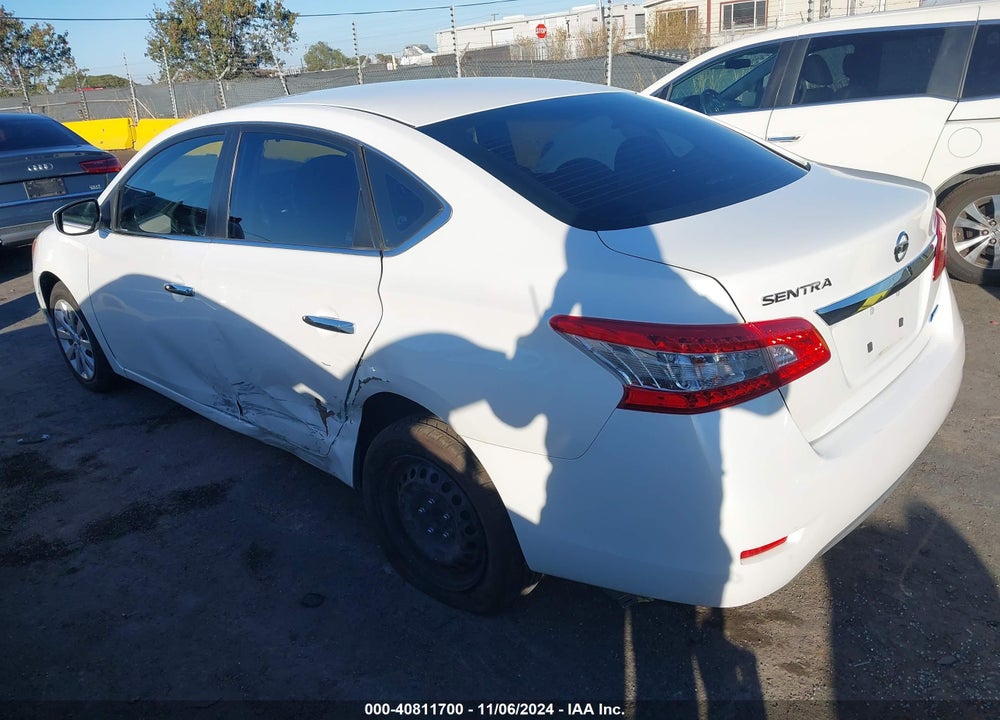 2014 NISSAN SENTRA S VIN: 3N1AB7AP1EL653839