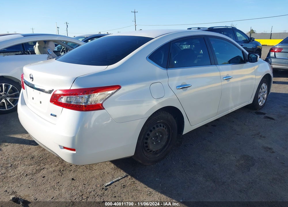2014 NISSAN SENTRA S VIN: 3N1AB7AP1EL653839
