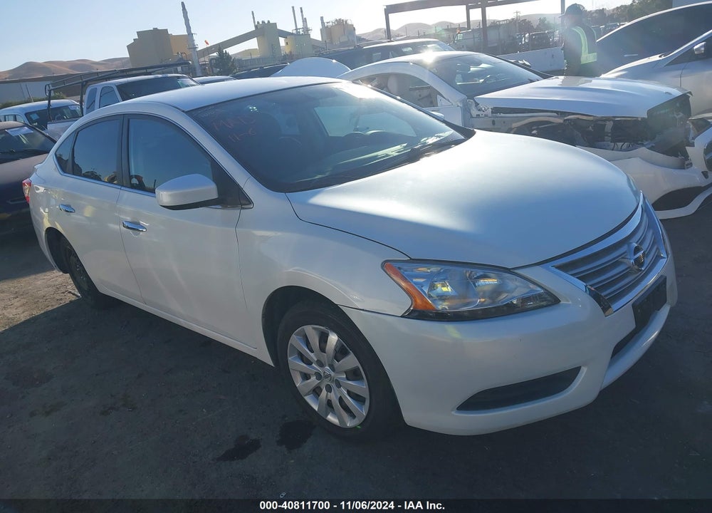 2014 NISSAN SENTRA S VIN: 3N1AB7AP1EL653839
