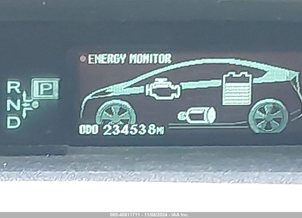 2011 TOYOTA PRIUS THREE VIN: JTDKN3DU4B5312093