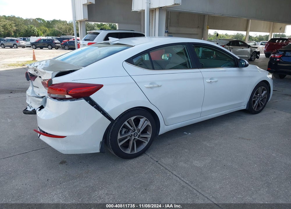 2018 HYUNDAI ELANTRA LIMITED VIN: 5NPD84LF7JH296043