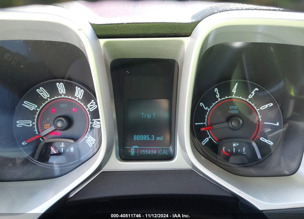2011 CHEVROLET CAMARO 1LT VIN: 2G1FF1ED6B9142865