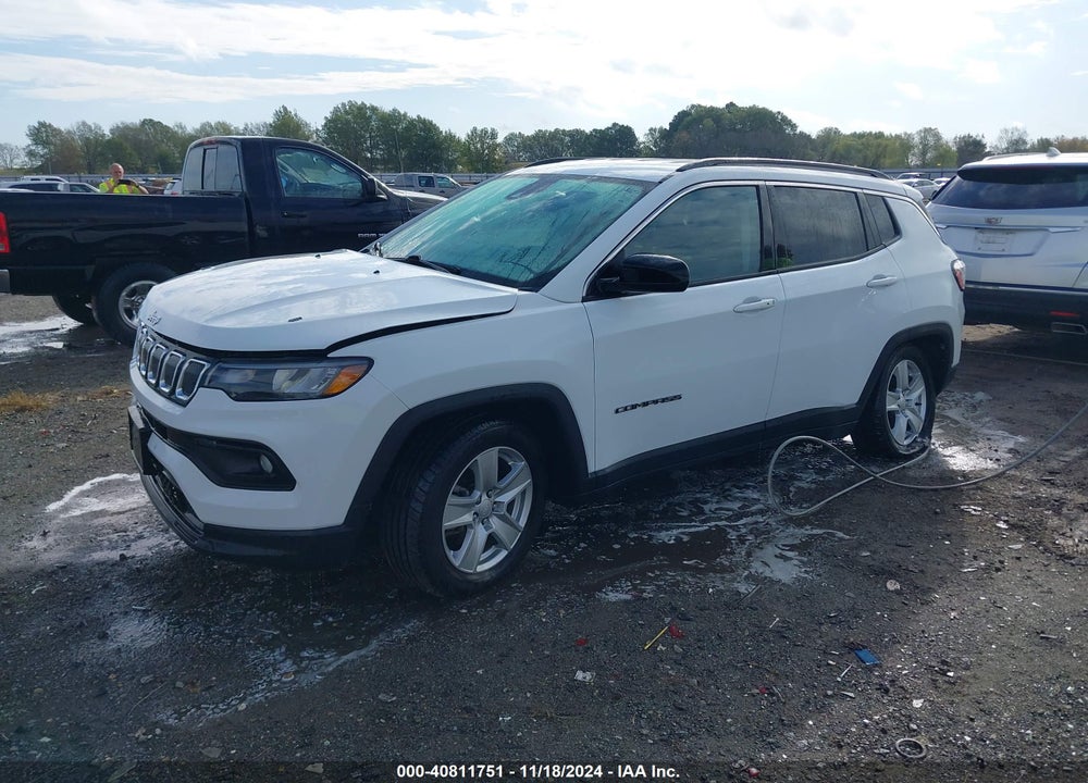 2022 JEEP COMPASS LATITUDE FWD VIN: 3C4NJCBB3NT202280