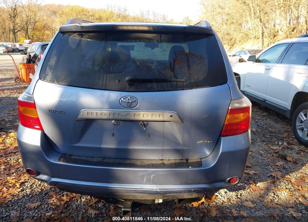 2008 TOYOTA HIGHLANDER LIMITED VIN: JTEES42A882075585