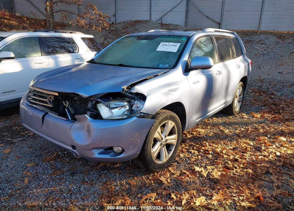 2008 TOYOTA HIGHLANDER LIMITED VIN: JTEES42A882075585