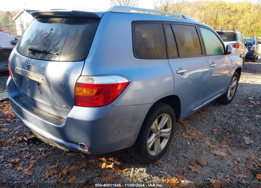 2008 TOYOTA HIGHLANDER LIMITED VIN: JTEES42A882075585