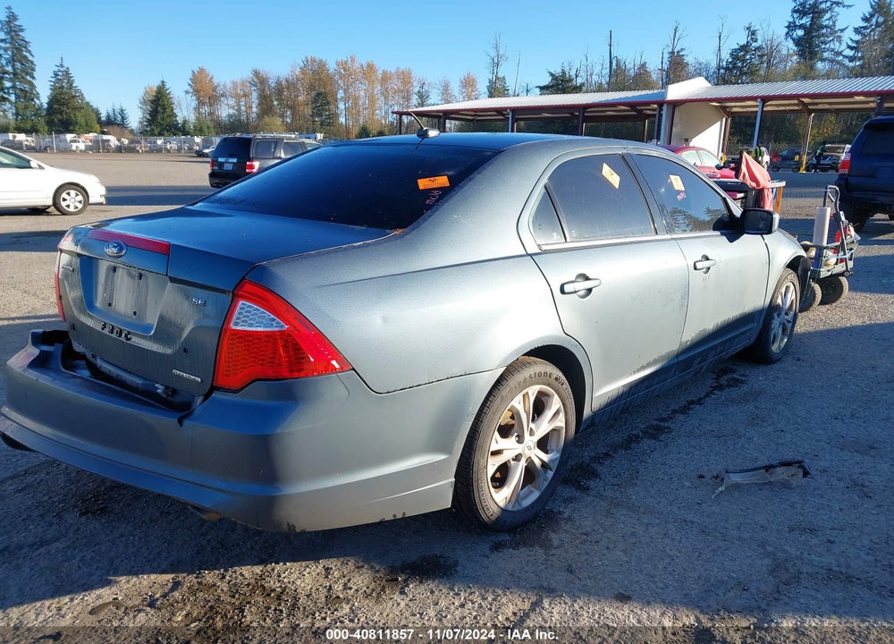 2012 FORD FUSION SE VIN: 3FAHP0HG4CR346403
