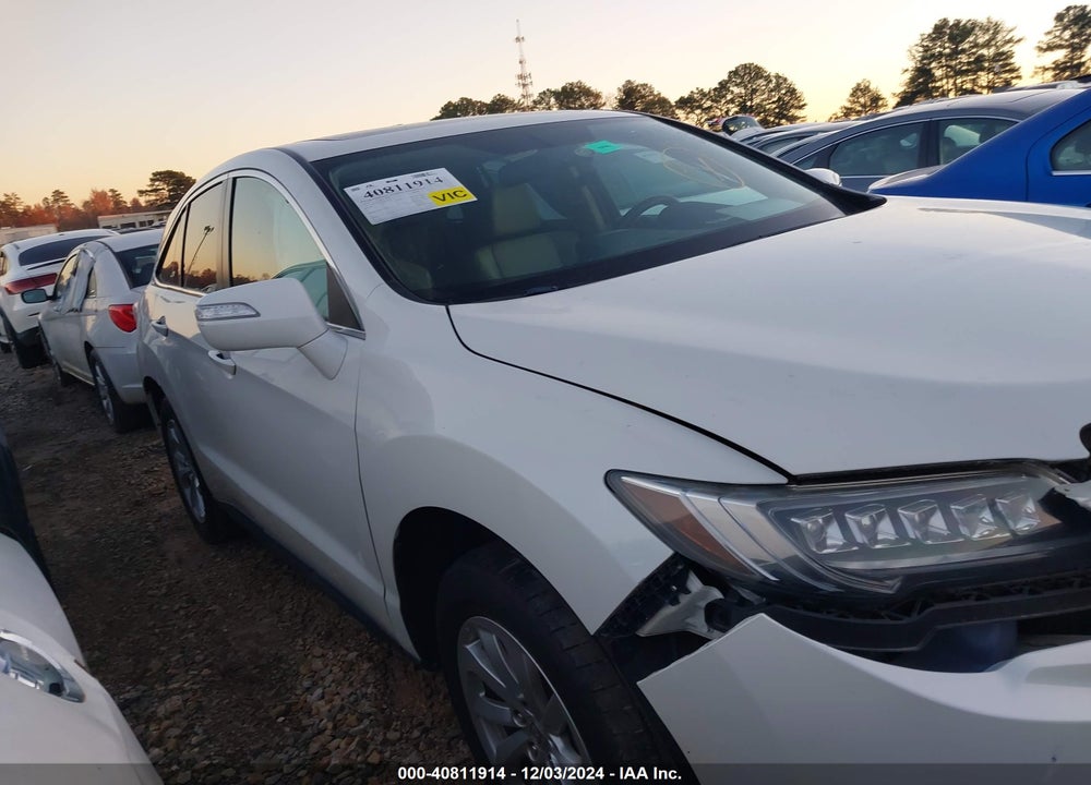2016 ACURA RDX WATCH PLUS PKG VIN: 5J8TB3H30GL007533