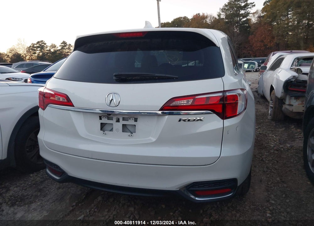 2016 ACURA RDX WATCH PLUS PKG VIN: 5J8TB3H30GL007533