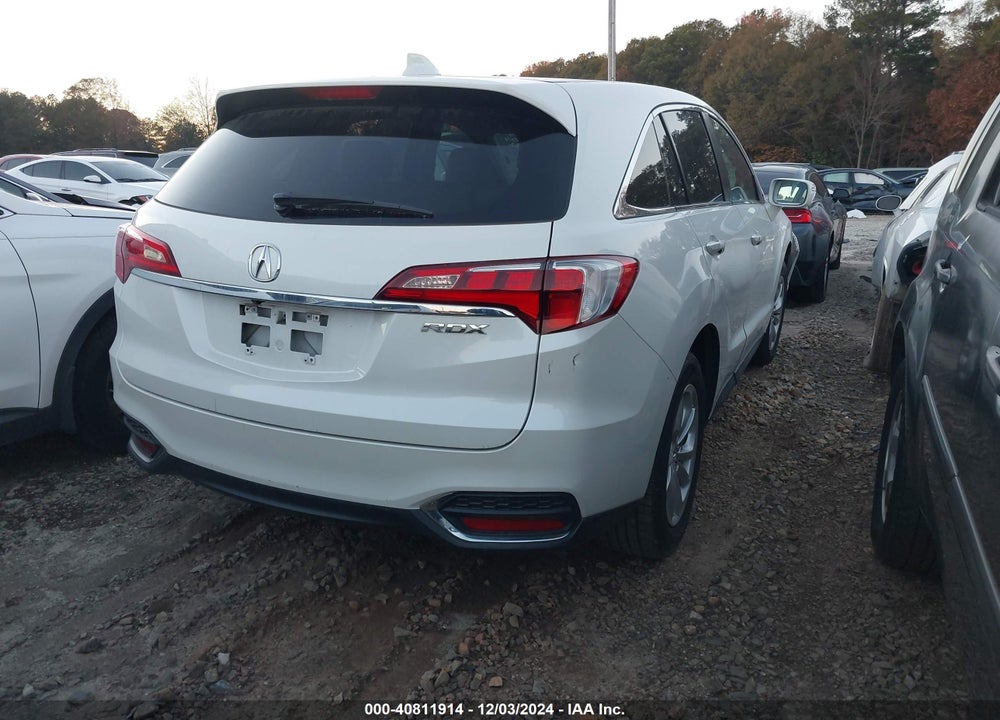 2016 ACURA RDX WATCH PLUS PKG VIN: 5J8TB3H30GL007533