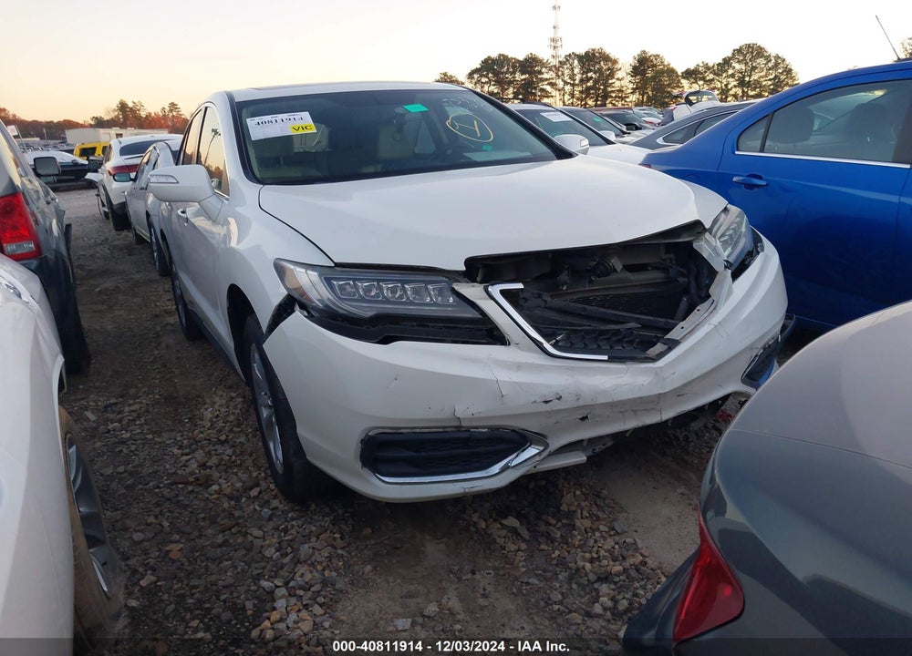 2016 ACURA RDX WATCH PLUS PKG VIN: 5J8TB3H30GL007533