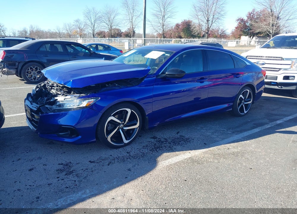 2021 HONDA ACCORD SPORT VIN: 1HGCV1F37MA024027
