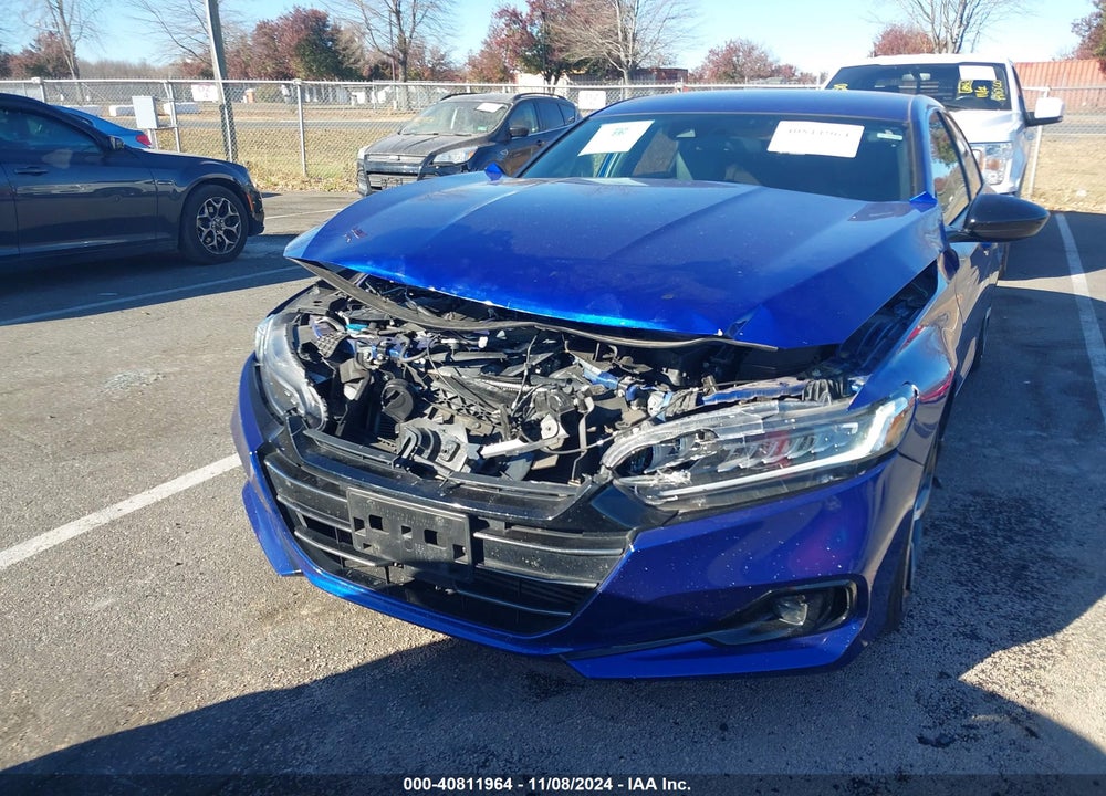 2021 HONDA ACCORD SPORT VIN: 1HGCV1F37MA024027