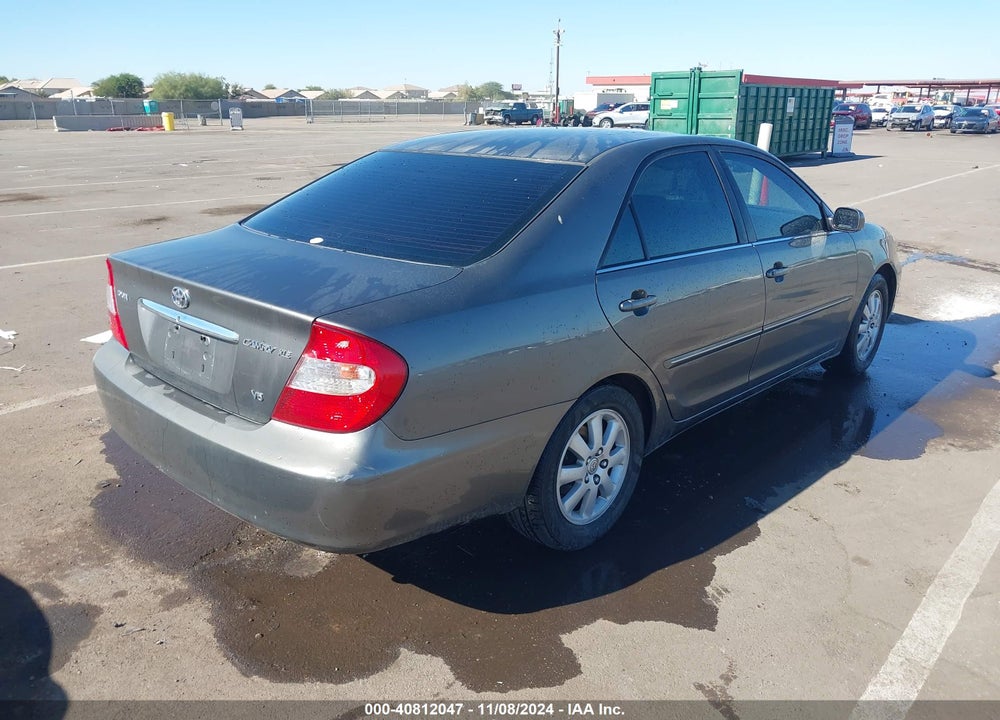 2002 TOYOTA CAMRY XLE V6 VIN: JTDBF32K420065251
