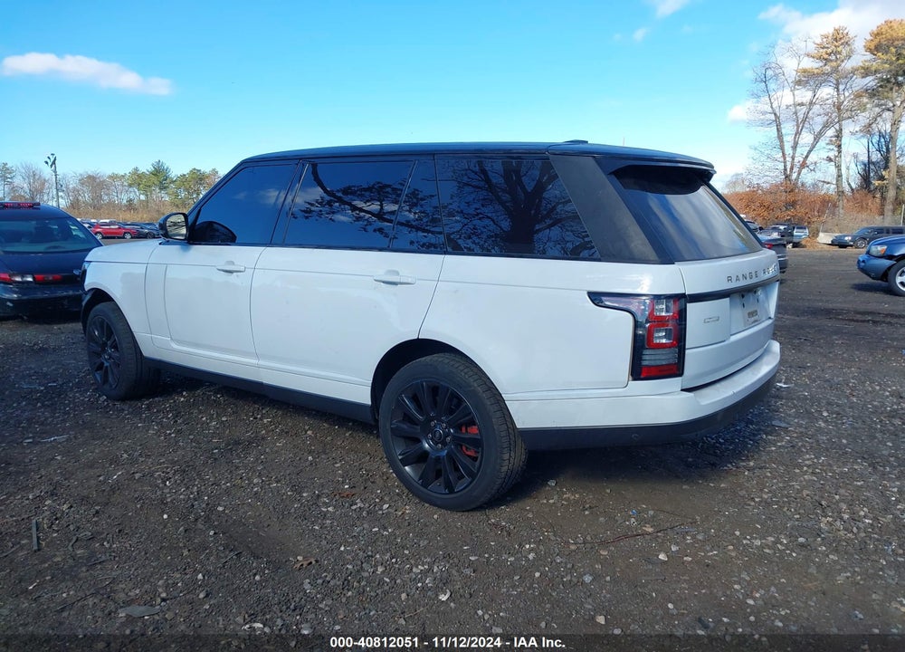 2015 LAND ROVER RANGE ROVER 5.0L V8 SUPERCHARGED AUTOBIOGRAPHY VIN: SALGV3TF8FA204137