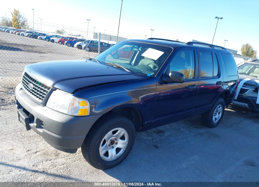 2003 FORD EXPLORER XLS VIN: 1FMZU62K43ZA12774