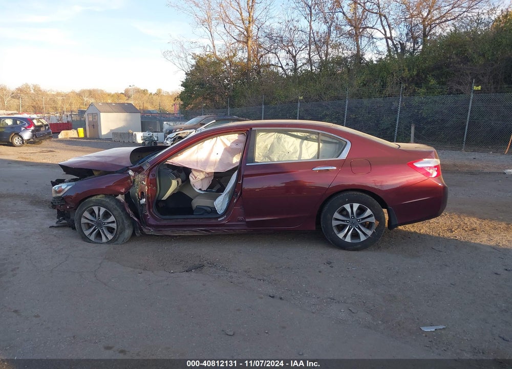 2014 HONDA ACCORD LX VIN: 1HGCR2F38EA202846