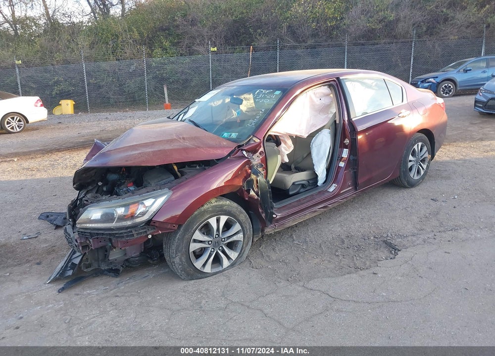 2014 HONDA ACCORD LX VIN: 1HGCR2F38EA202846