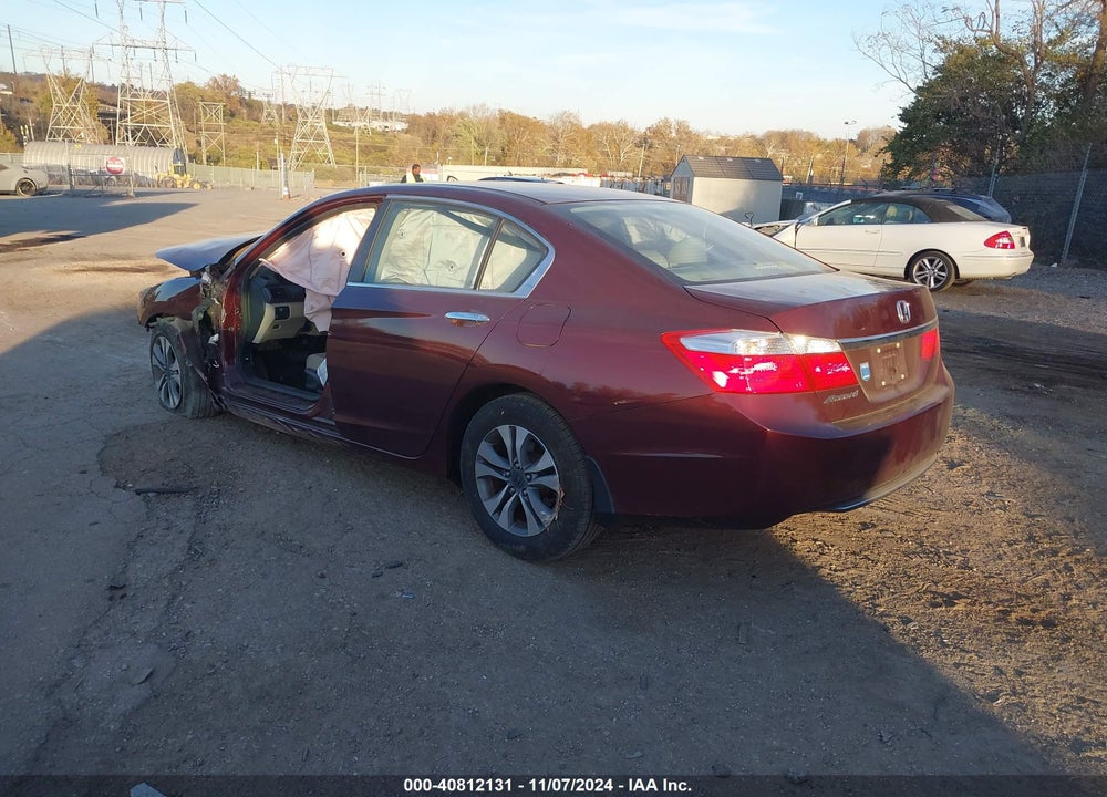 2014 HONDA ACCORD LX VIN: 1HGCR2F38EA202846