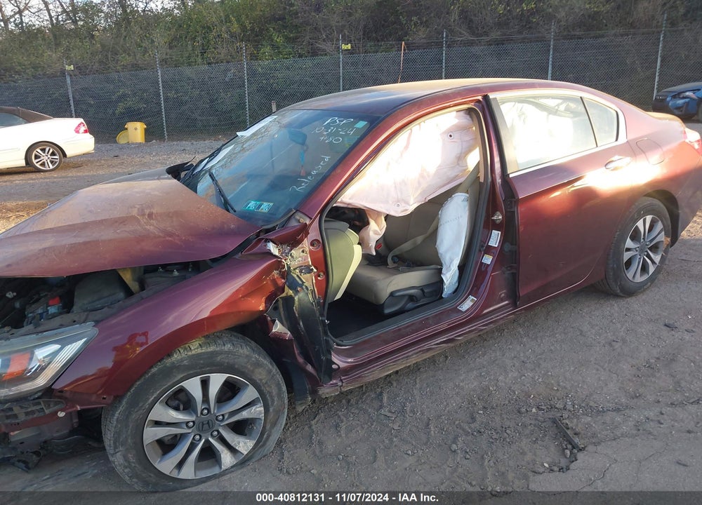 2014 HONDA ACCORD LX VIN: 1HGCR2F38EA202846