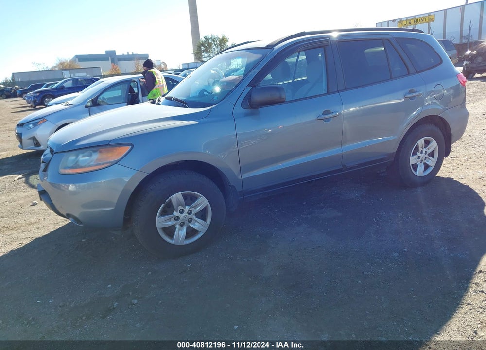 2009 HYUNDAI SANTA FE GLS VIN: 5NMSG13DX9H259360