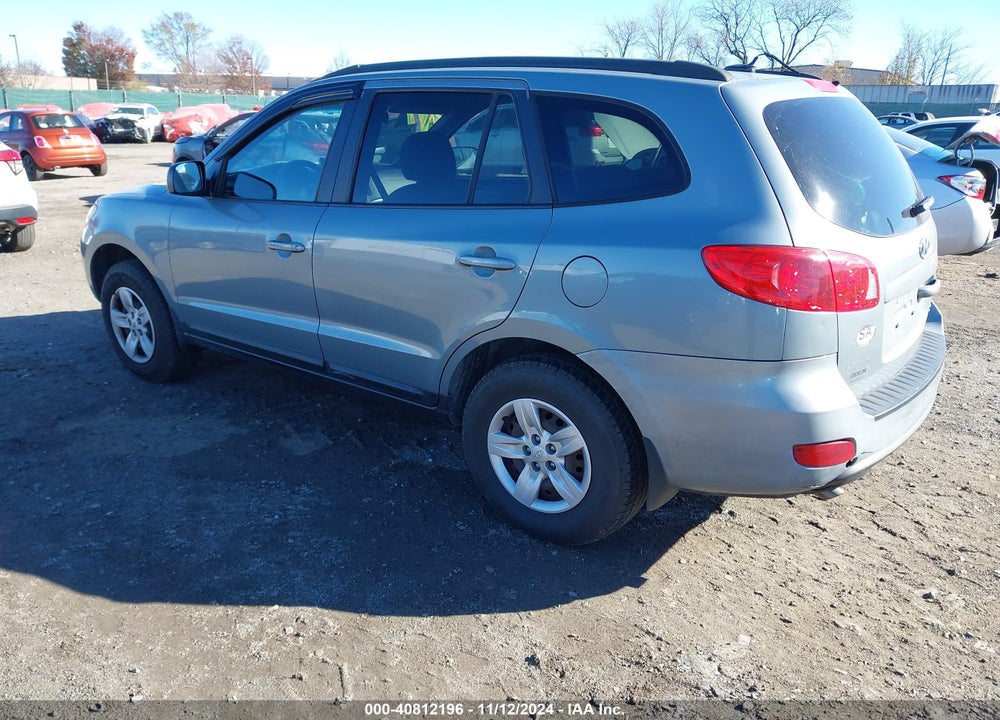 2009 HYUNDAI SANTA FE GLS VIN: 5NMSG13DX9H259360