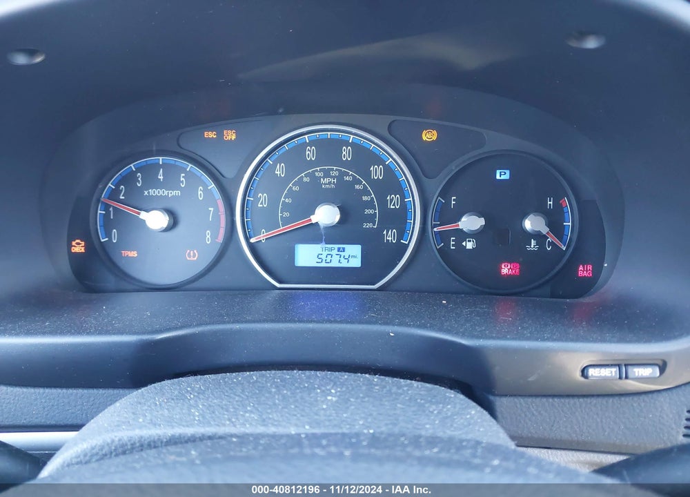 2009 HYUNDAI SANTA FE GLS VIN: 5NMSG13DX9H259360