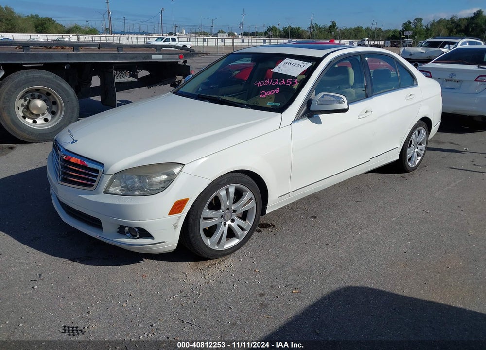 2008 MERCEDES-BENZ C 300 LUXURY/SPORT VIN: WDDGF54X48F132792