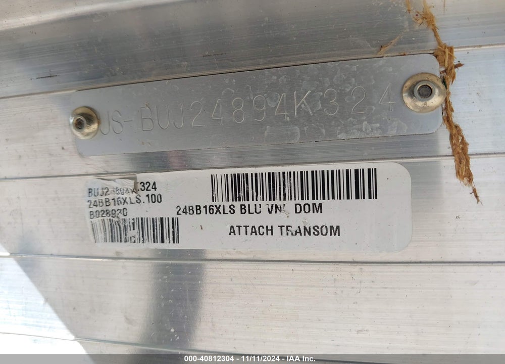 2024 BASSTRACKER OTHER VIN: BUJ24894K324