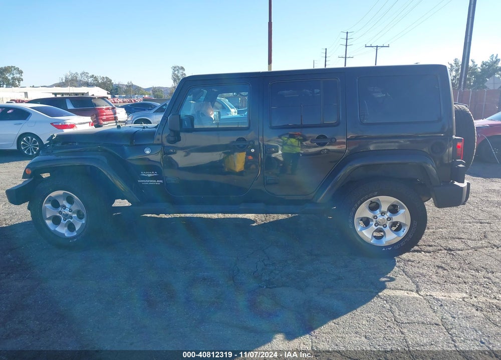 2014 JEEP WRANGLER UNLIMITED SAHARA VIN: 1C4BJWEG8EL197214
