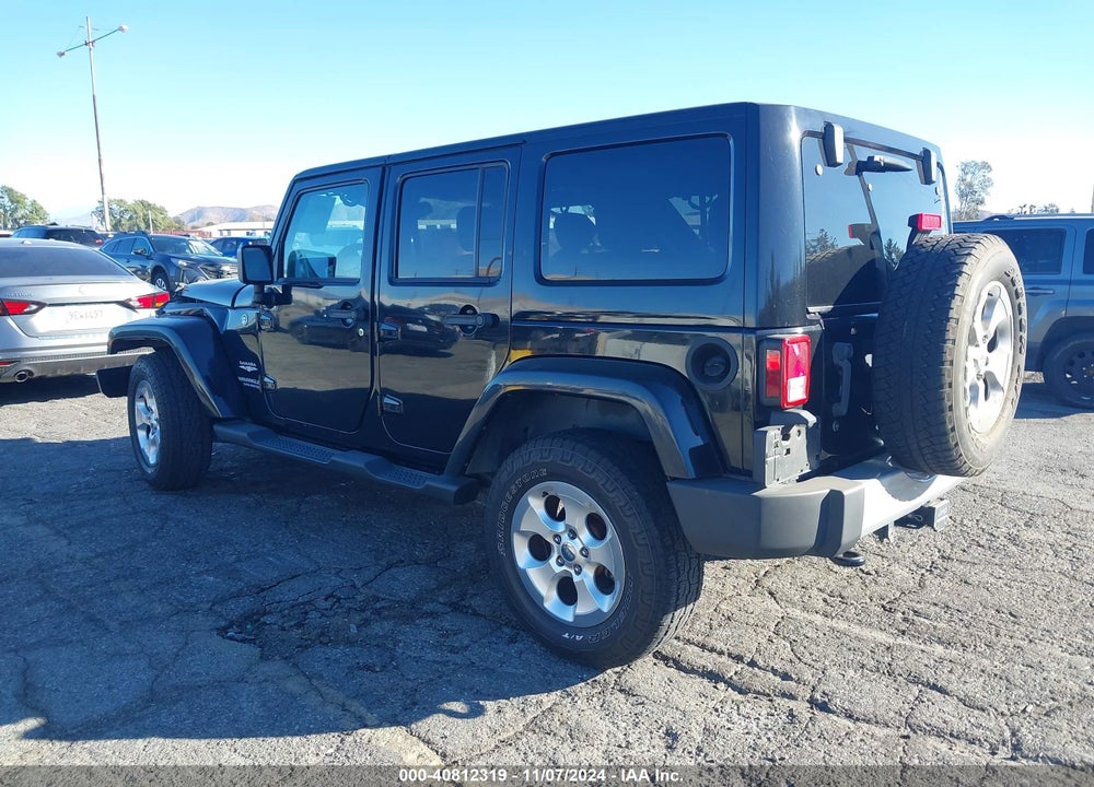 2014 JEEP WRANGLER UNLIMITED SAHARA VIN: 1C4BJWEG8EL197214