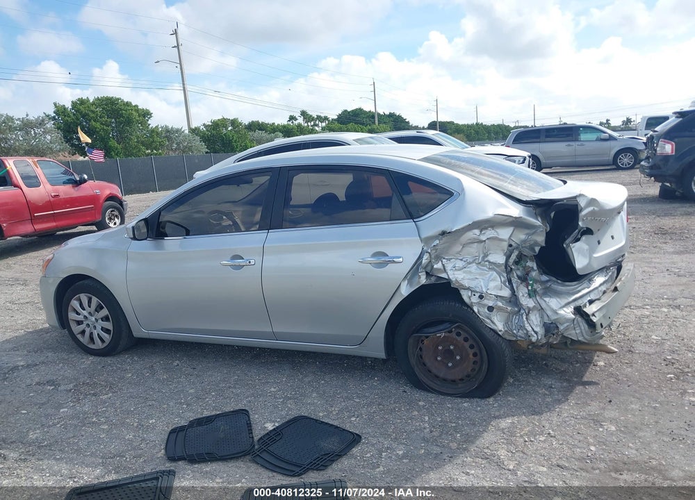 2015 NISSAN SENTRA FE+ S/S/SL/SR/SV VIN: 3N1AB7APXFY239608