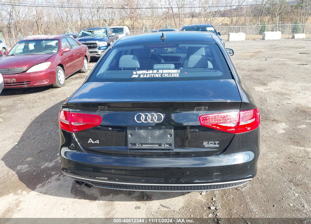 2016 AUDI A4 2.0T PREMIUM VIN: WAUFFAFL7GN009238