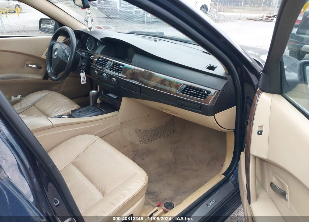 2005 BMW 525I VIN: WBANA53535B862824
