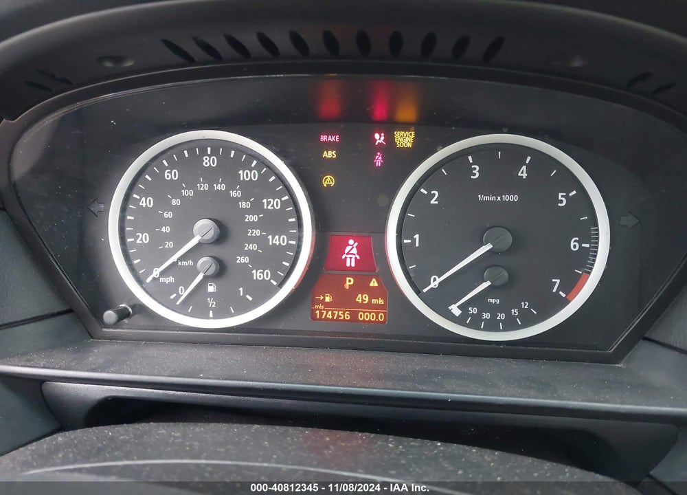 2005 BMW 525I VIN: WBANA53535B862824