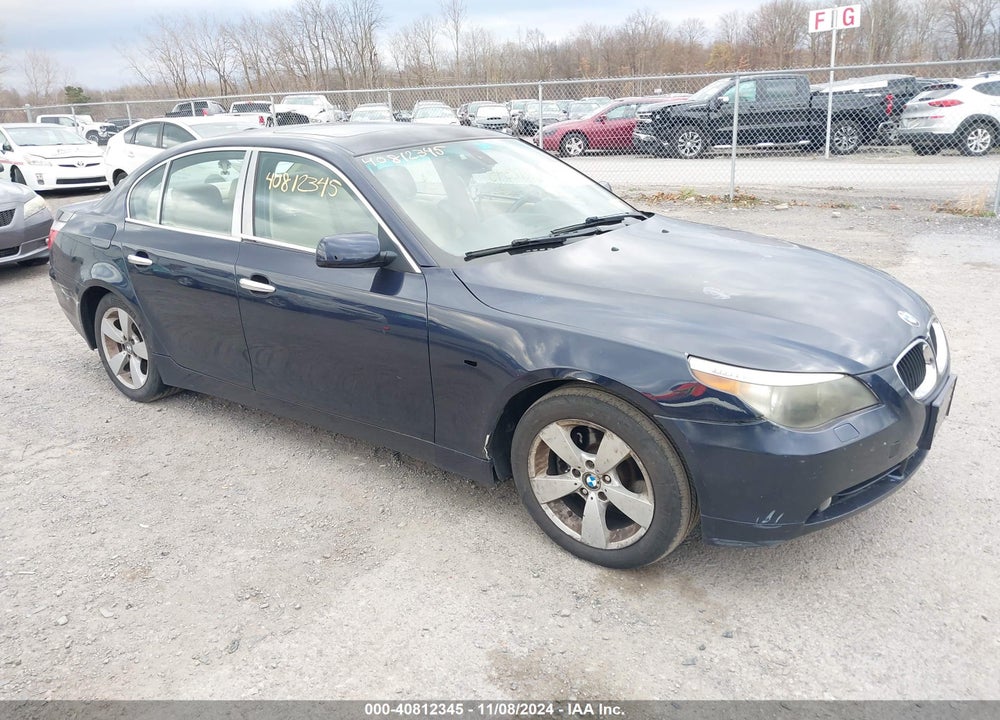 2005 BMW 525I VIN: WBANA53535B862824
