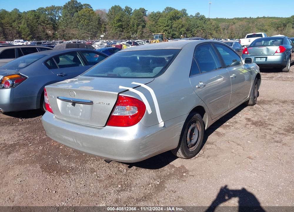 2003 TOYOTA CAMRY LE VIN: JTDBE32K630232763
