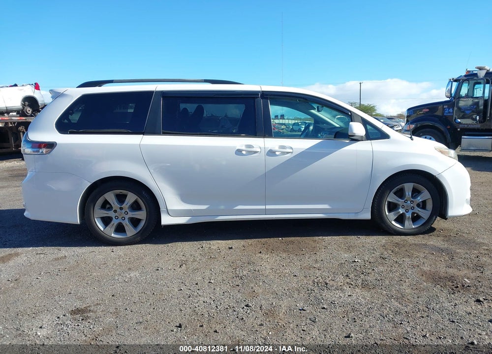 2012 TOYOTA SIENNA SE 8 PASSENGER VIN: 5TDXK3DC8CS251316