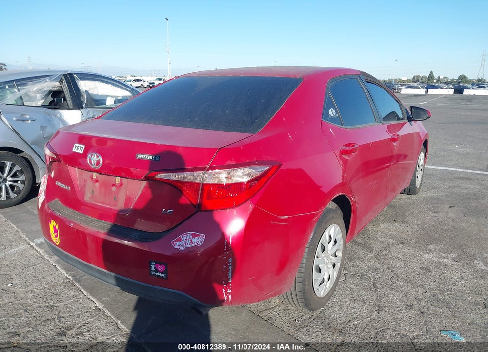 2017 TOYOTA COROLLA LE VIN: 2T1BURHE2HC926208