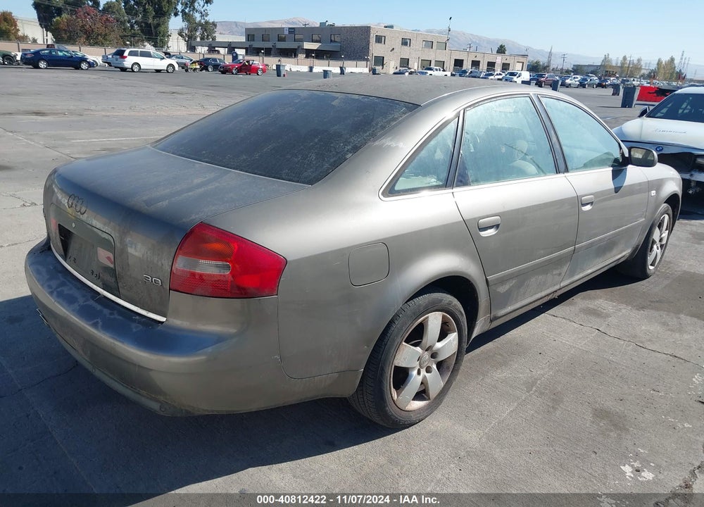 2002 AUDI A6 3.0L VIN: WAUJT64B42N075751